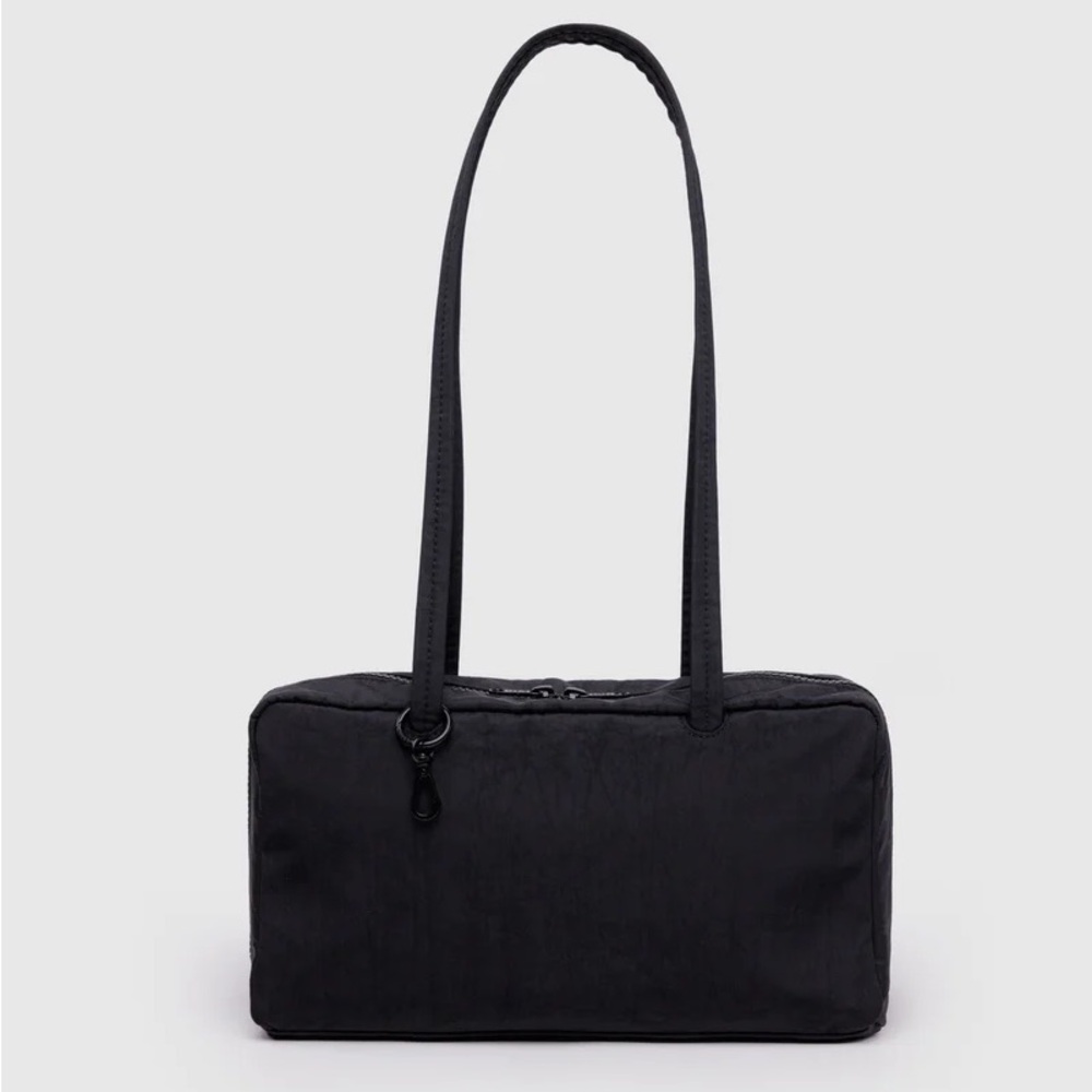Baggu Black Nylon Bowler Bag